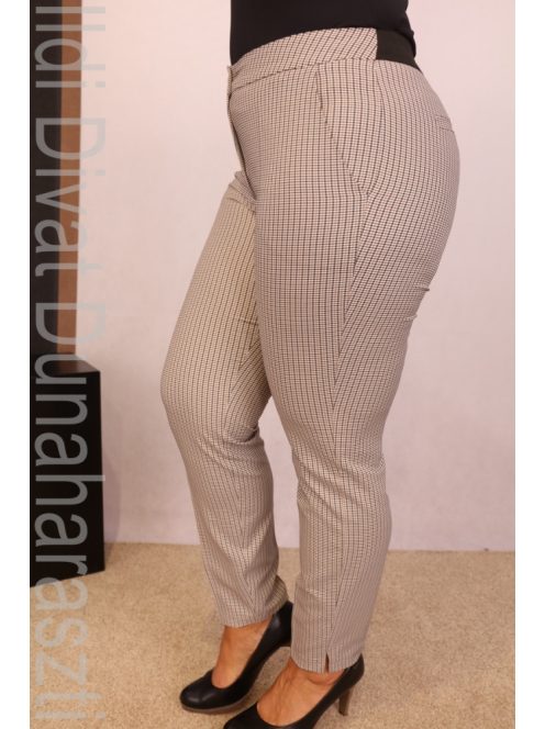 Rouge Barna Kockás Viktória Nadrág