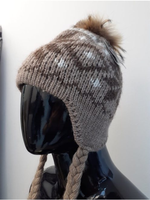 Barna Norvég Mintás Sapka