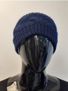 Kék Kötött Fejpánt