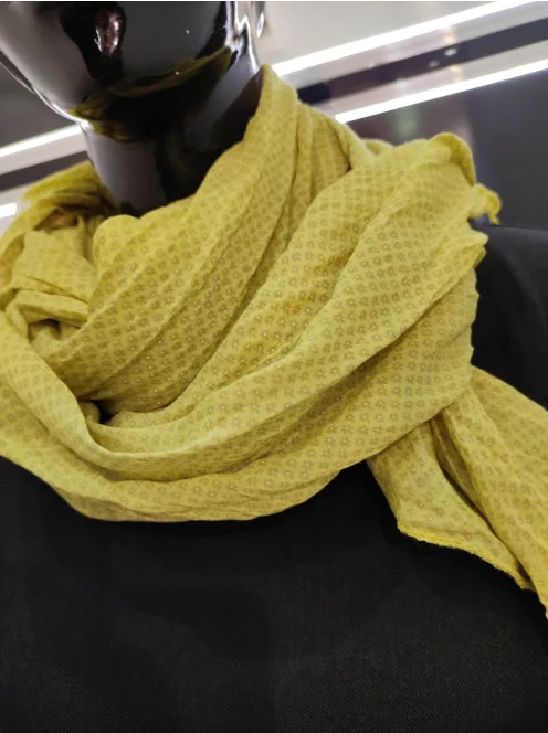 Zöld Mintás Molinia Sál