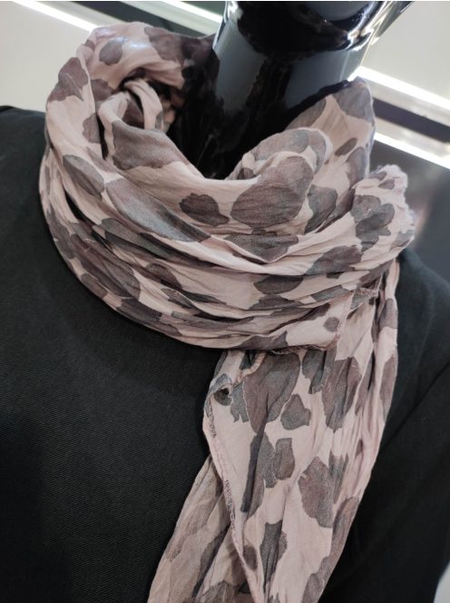 Mályva-Szürke Mintás Molinia Sál