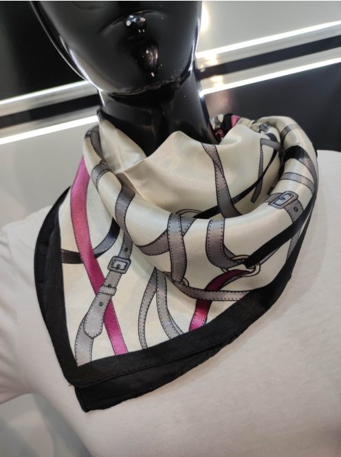 Szürke Szíjas Hebe Szatén Kendő