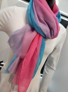 Türkiz-Pink Ombre Unait Sál