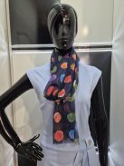 Sötétkék Pöttyös Larix Sál