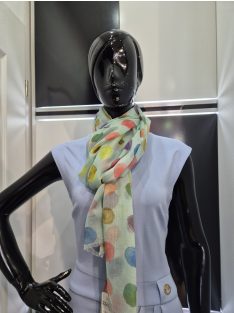 Mentazöld Pöttyös Larix Sál