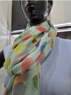 Mentazöld Pöttyös Larix Sál