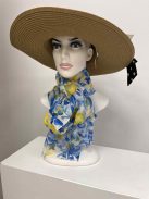 Kék-Mintás Citromos Summer Sál