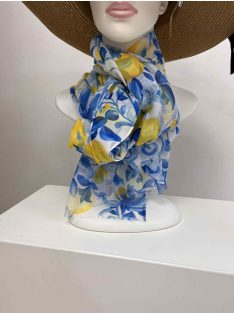 Kék-Mintás Citromos Summer Sál