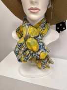 Citom-Kék Mintás Summer Sál