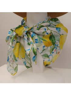 Kék-Mintás Citromos Summer Kendő