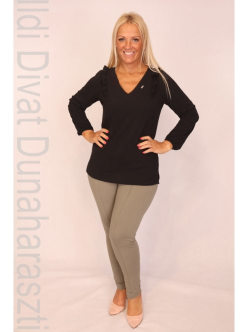 Tara Fekete Flanna Blúz