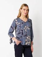 Toni Kék-Beige Anna Blúz