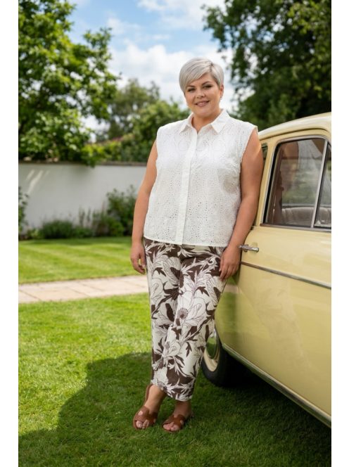 Toni Ekrü-Barna 3/4 Nadrág