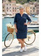 Toni Kék-Mintás Mali Farmer Ruha