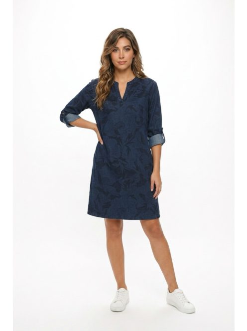 Toni Kék-Mintás Mali Farmer Ruha