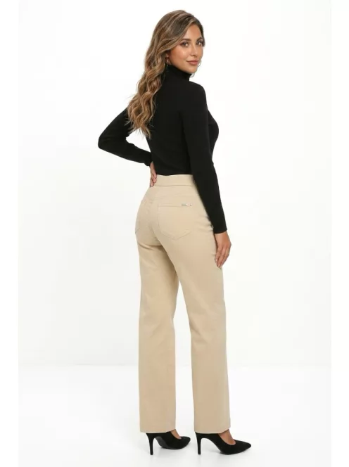 Toni Beige Pia Wide Nadrág