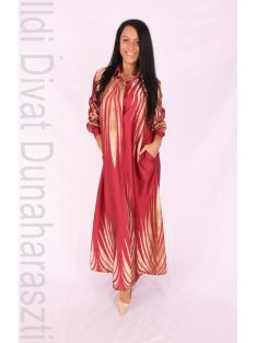 Autumn Collection Bordó Dimallum Maxi Ruha