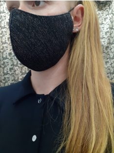 Bronz csillogós maszk