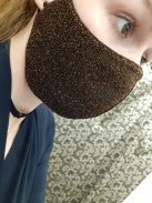 Arany csillogós maszk