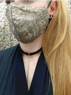 Fangó flitteres maszk