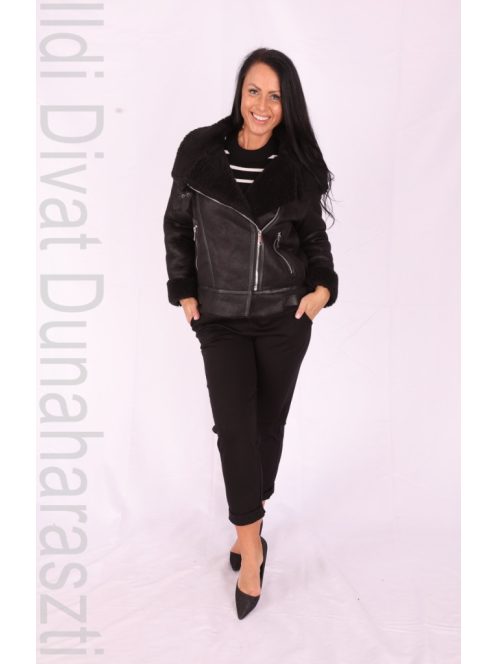 Autumn Collection Fekete Heumen Kabát