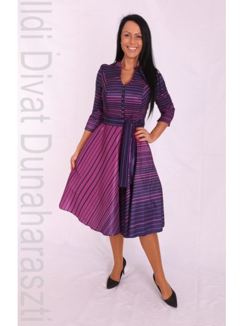 Margo Sötétkék-Lila Hetti Ruha-40