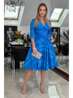 Margo Királykék-Türkiz Dotty Ruha