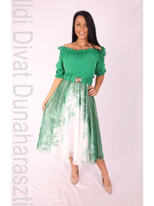 Exclusive Zöld Levélmintás Joanna Ruha