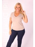 Latynka Beige V-kivágott Kalina Felső