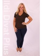 Latynka Csokibarna V-kivágott Kalina Felső