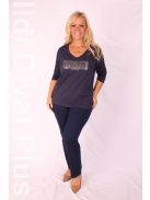 Latynka Sötétkék Agata Felső