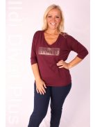 Latynka Padlizsánlila Agata Felső