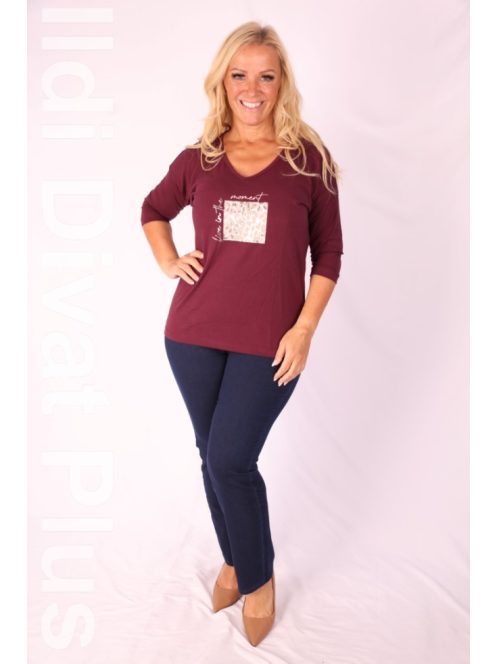 Latynka Padlizsánlila Nikola Felső