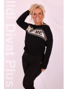 By Me Fekete CR Pulóver