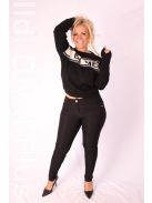 By Me Fekete CR Pulóver