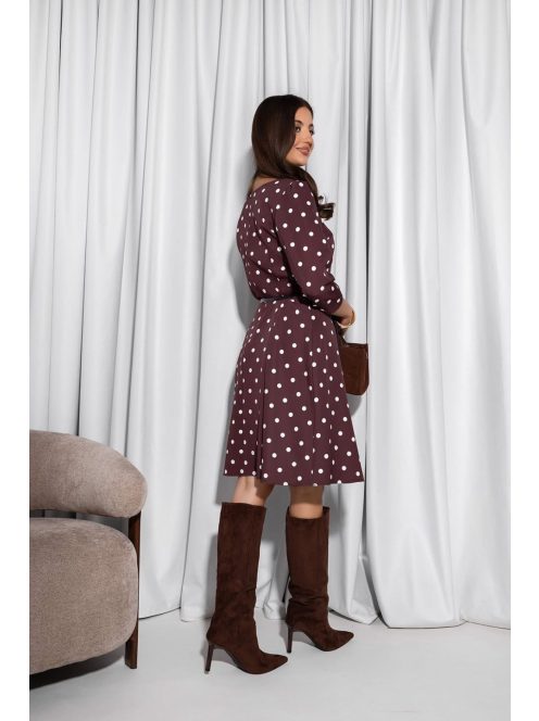 Gotta Csokibarna-Fehér Pöttyös 7/8 Golde Ruha