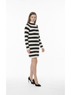 Autumn Fehér-Fekete Csíkos Holly Ruha