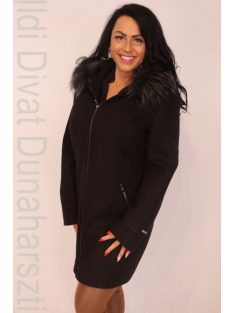 Marienn Fekete Szövetkabát