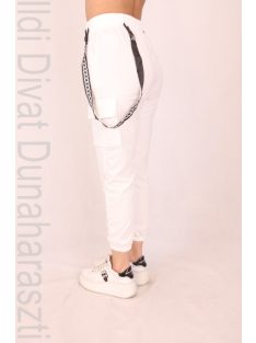 M.Sara Fehér Bol Nadrág