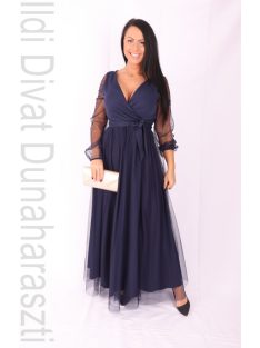 Bicotone Sötétkék Jagoda Maxi Ruha