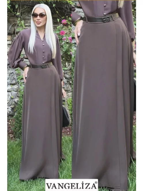 Vangeliza Barna Jolina Maxi Szoknya