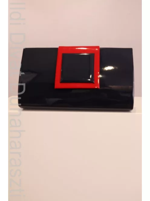 Via Sötétkék-Piros Lakk Bőr/Műbőr Táska