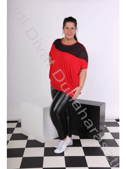 Victoria Maxi Piros tunika