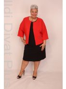 Victoria Maxi Piros Zippes Boleró