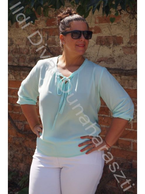 Victoria Maxi Almazöld kötős felső