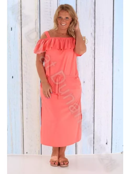 Victoria Maxi Fodros Korall Maxi  Ruha