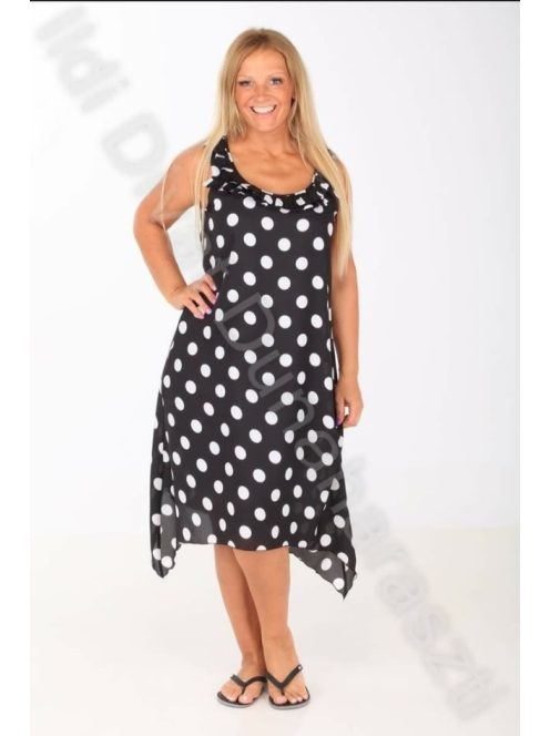 Victoria Maxi Muszlin Pöttyös Ruha