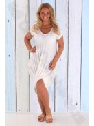 Victoria Maxi Fehér Csavart Ruha