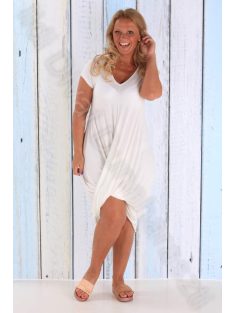 Victoria Maxi Fehér Csavart Ruha