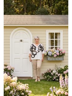 Via Appia Ekrü-Fekete Timaless Felső